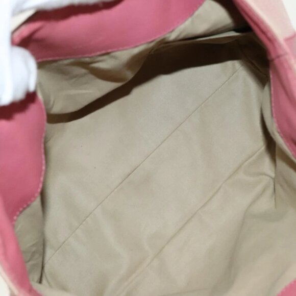 BOTTEGA VENETA Hand Bag Canvas Pink Auth 94232 - Picture 12 of 14